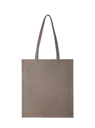STRATO shoulder bag in taupe lamb nappa leather | TSATSAS