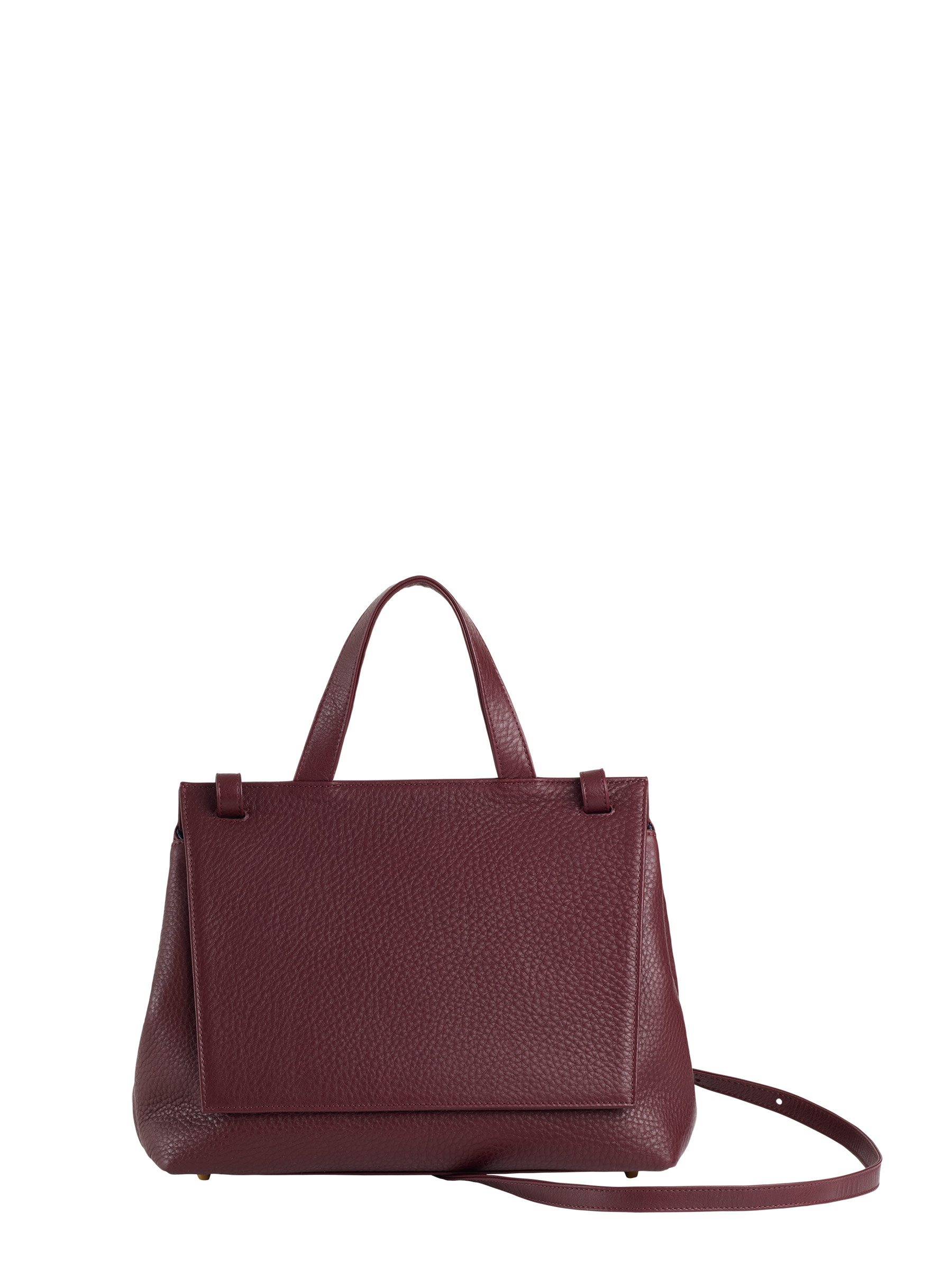 maroon handbag