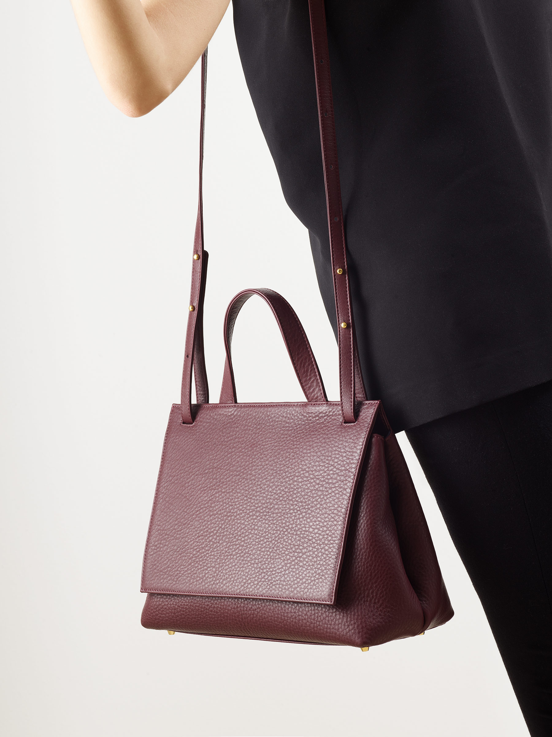 Michael Kors Burgundy Snakeskin Bag Ciara Pebble Leather Luxury Bag | eBay