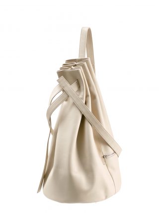 KILO seaman's bag in ivory calfskin leather | TSATSAS
