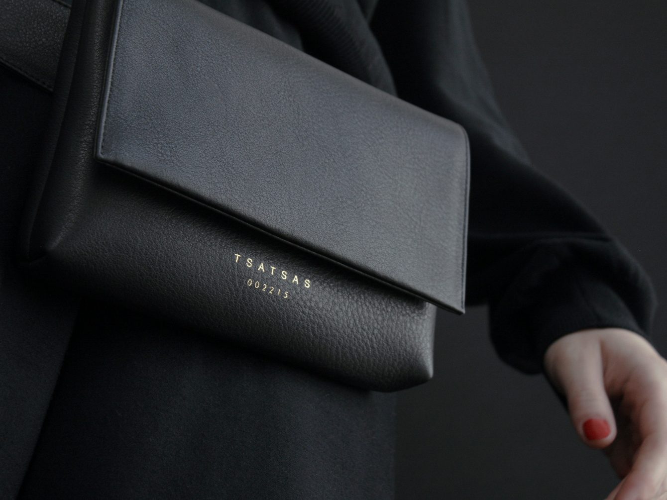 SOMA collection in black calfskin leather by Dimitrios Tsatsas | TSATSAS