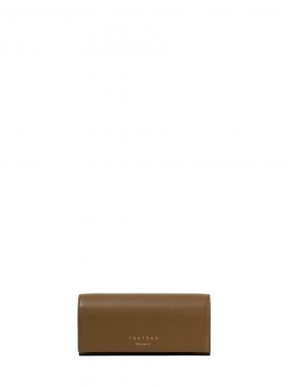 MALVA 1 bag in olive brown calfskin leather | TSATSAS