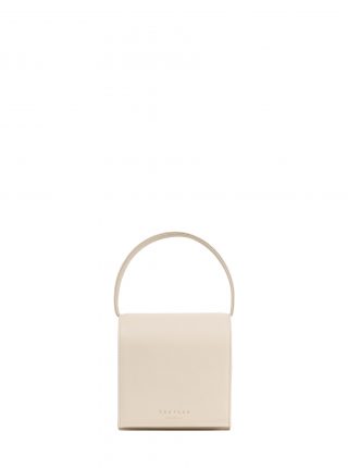 MALVA 2 handbag in ivory calfskin leather | TSATSAS