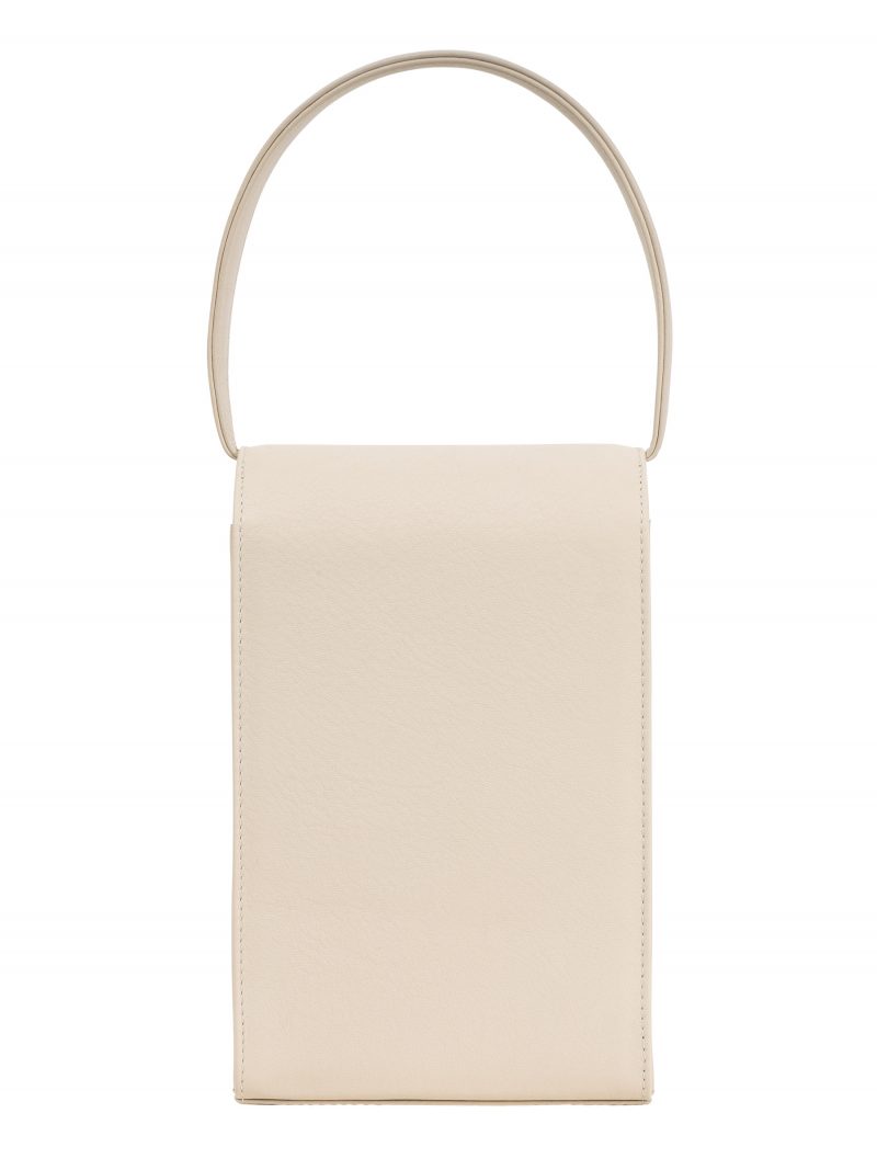 MALVA 3 hand bag in ivory calfskin leather | TSATSAS
