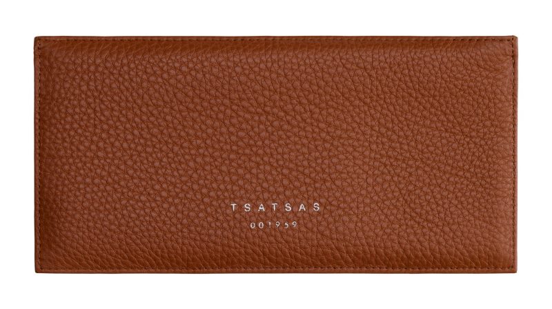MATTER 1 case in tan calfskin leather | TSATSAS