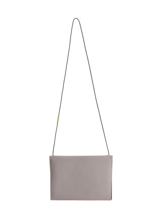 RE-OTHER shoulder bag in grey calfskin leather | TSATSAS