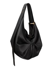 SACAR S shoulder bag in black calfskin leather | TSATSAS