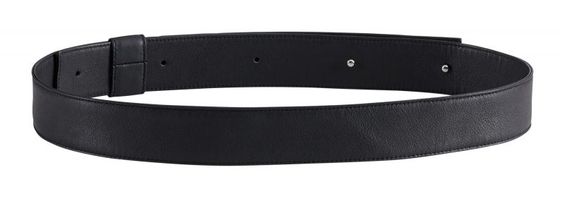 SOMA belt in black calfskin leather | TSATSAS