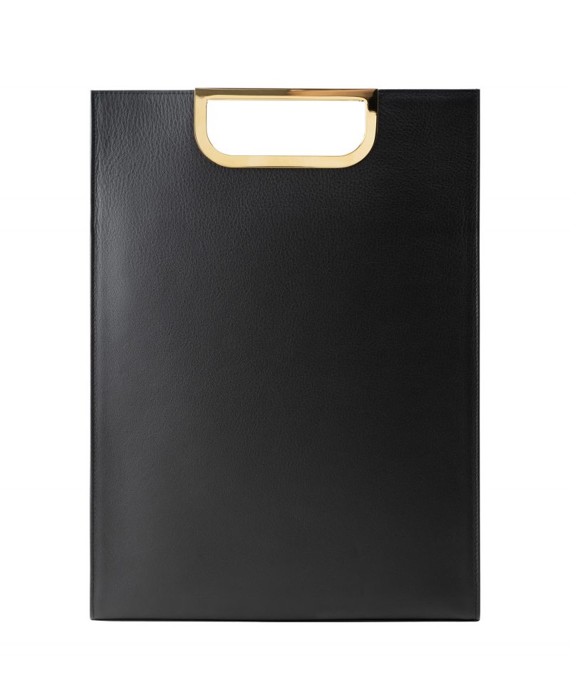 SOODEN handbag in black calfskin leather | TSATSAS