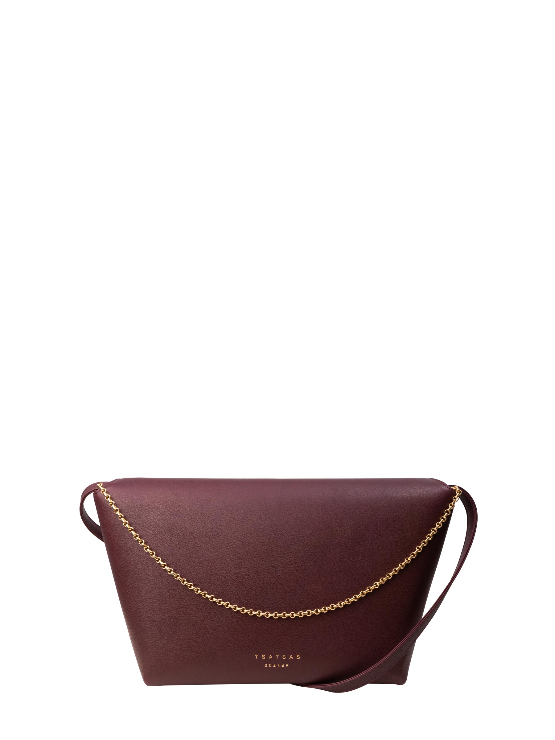 Small Leather Purse with Removable Shoulder Strap and Internal