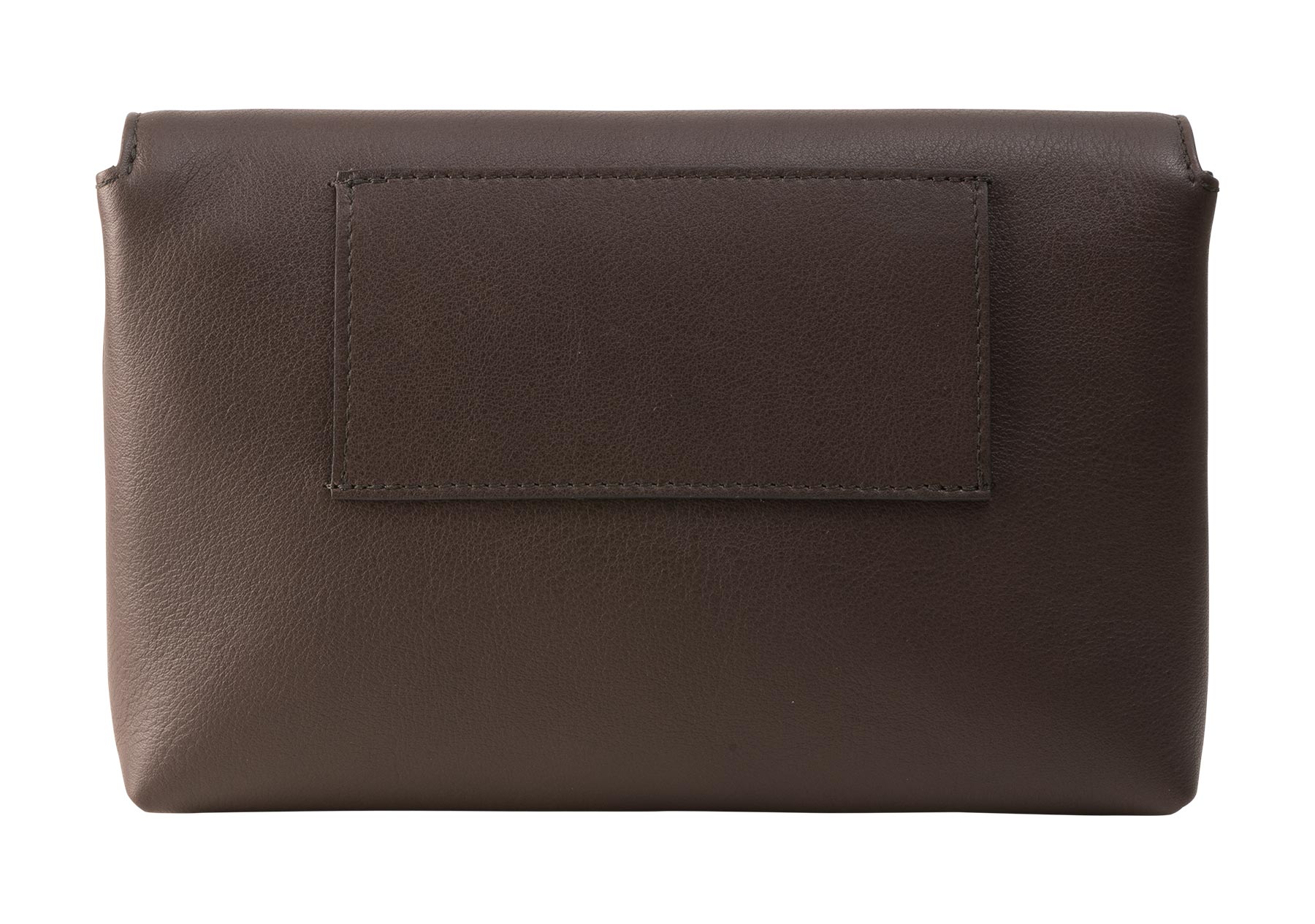 SOMA belt bag in dark brown calfskin leather | TSATSAS