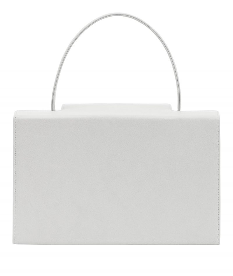 931 hand bag in off-white calfskin leather | TSATSAS