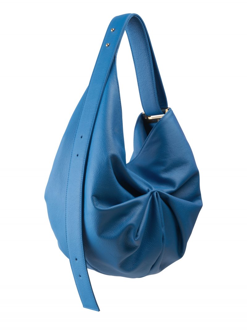 SACAR S shoulder bag in azure calfskin leather | TSATSAS