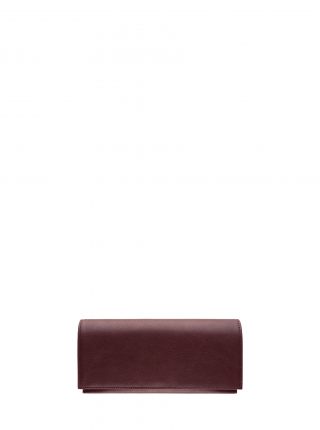 COVER glasses case in burgundy calfskin leather | TSATSAS