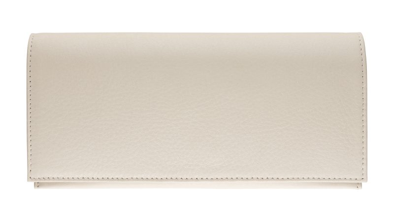 COVER glasses case in ivory calfskin leather | TSATSAS
