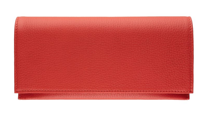 COVER glasses case in bright red calfskin leather | TSATSAS
