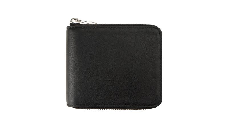 KOBO 1 wallet in black calfskin leather | TSATSAS