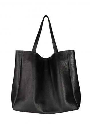 FABER 1 shoulder bag in black bison leather | TSATSAS