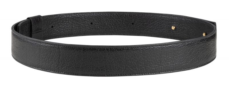 SOMA belt in black bison leather | TSATSAS