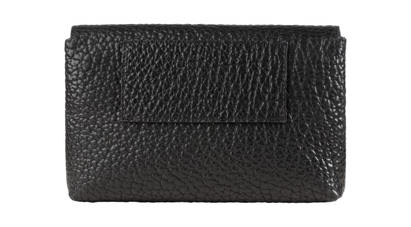 SOMA belt bag in black bison leather | TSATSAS