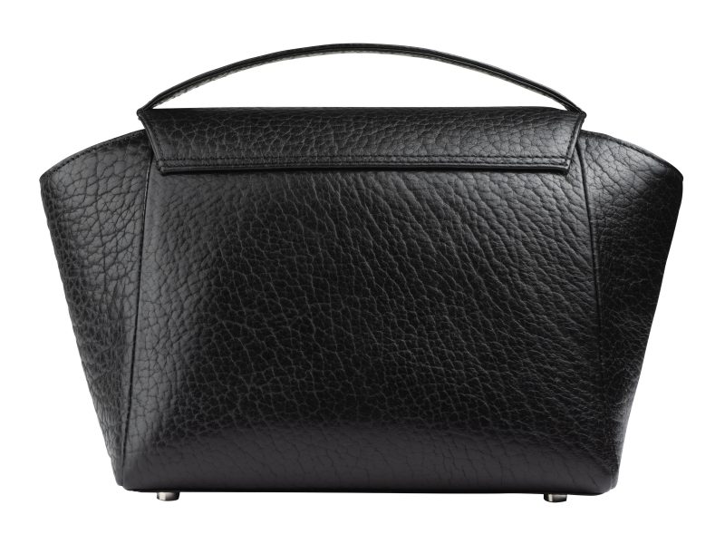 NEA 1 shoulder bag in black bison leather | TSATSAS