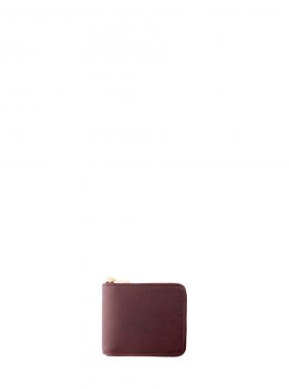 KOBO 1 wallet in burgundy calfskin leather | TSATSAS