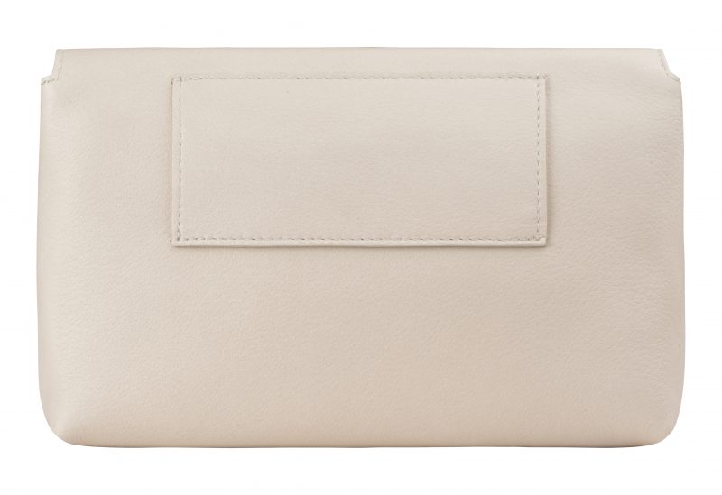 SOMA belt bag in ivory calfskin leather | TSATSAS