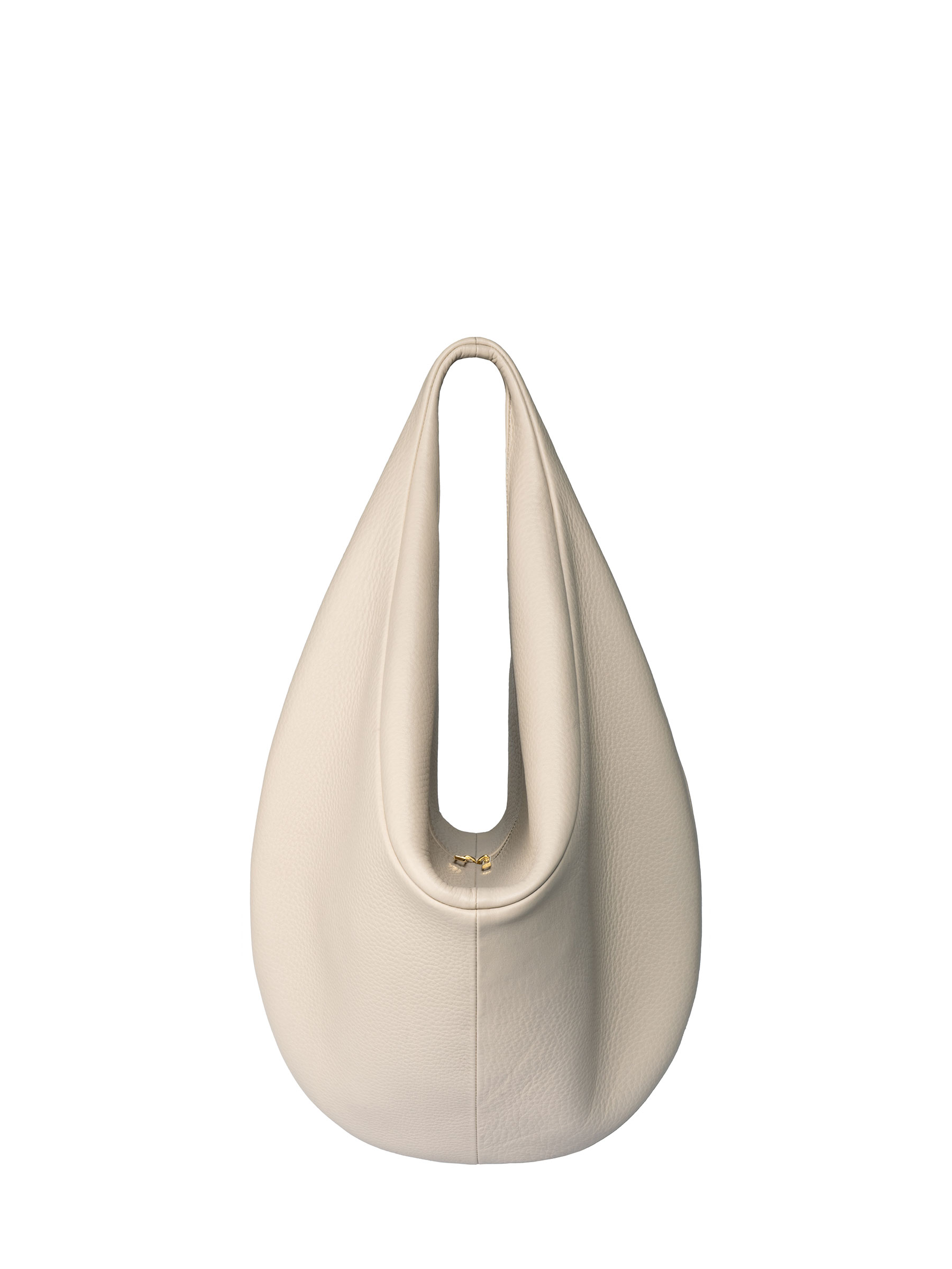 DANAIDE shoulder bag in ivory calfskin leather | TSATSAS