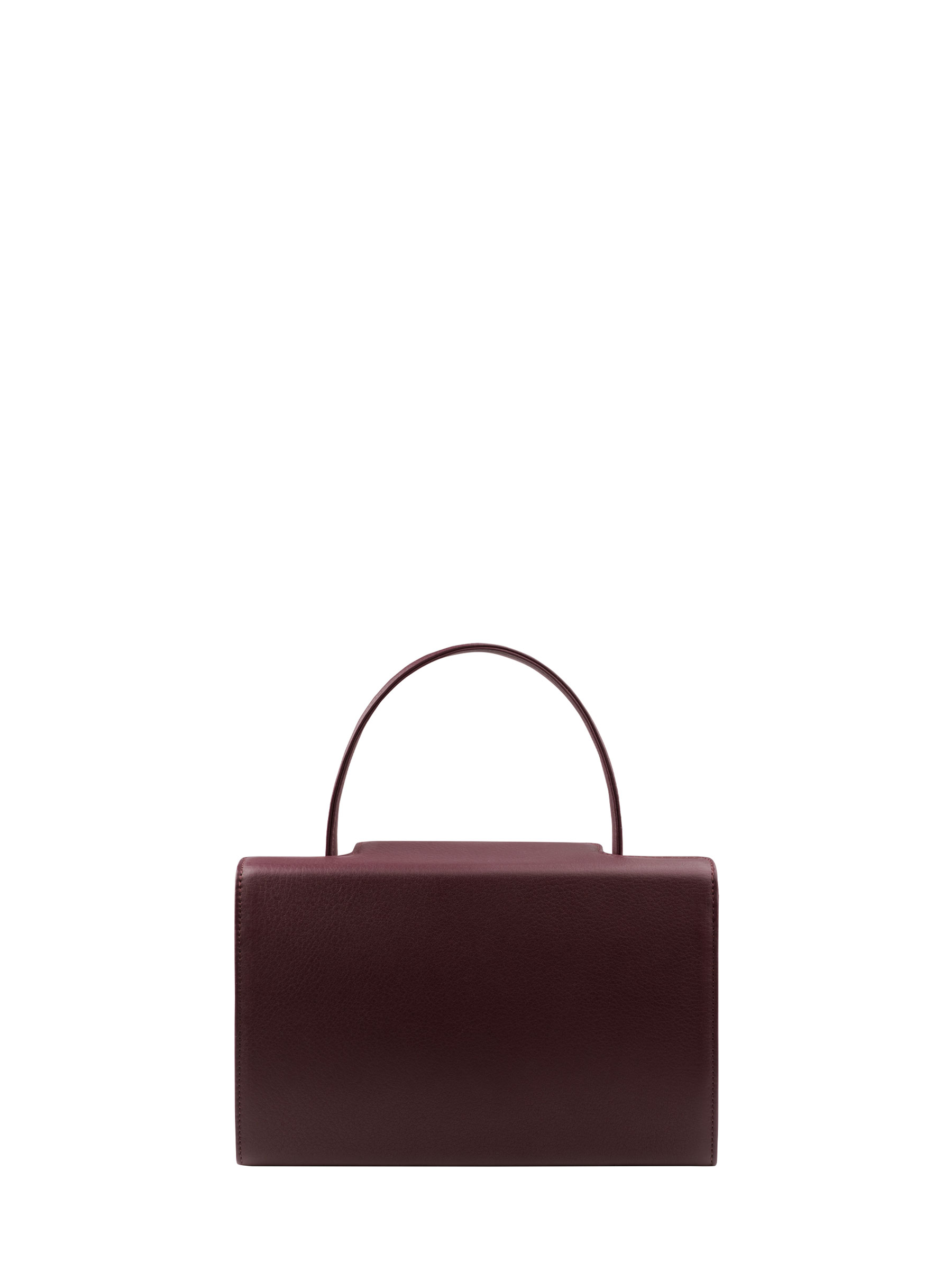 931 hand bag in burgundy calfskin leather | Design Dieter Rams | TSATSAS